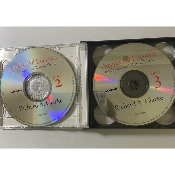 Against All Enemies CD Inside America's War on Terror by Richard A Clarke Audio - Picture 4 of 5